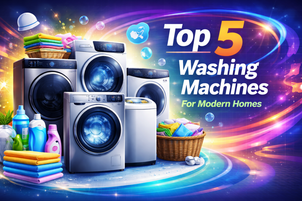 Top 5 Washing Machines For Modern Homes